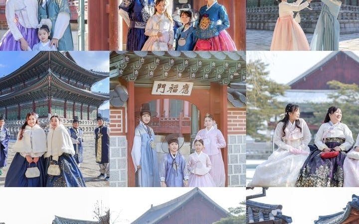 Seoul Private Hanbok Palace Photoshoot with Professional Photography and Edited Images Image 9