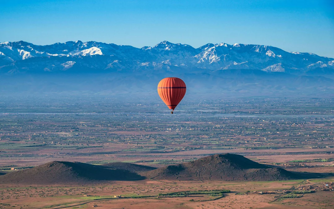 Shared Hot Air Balloon Flight over Marrakesh with Berber Breakfast Image 1
