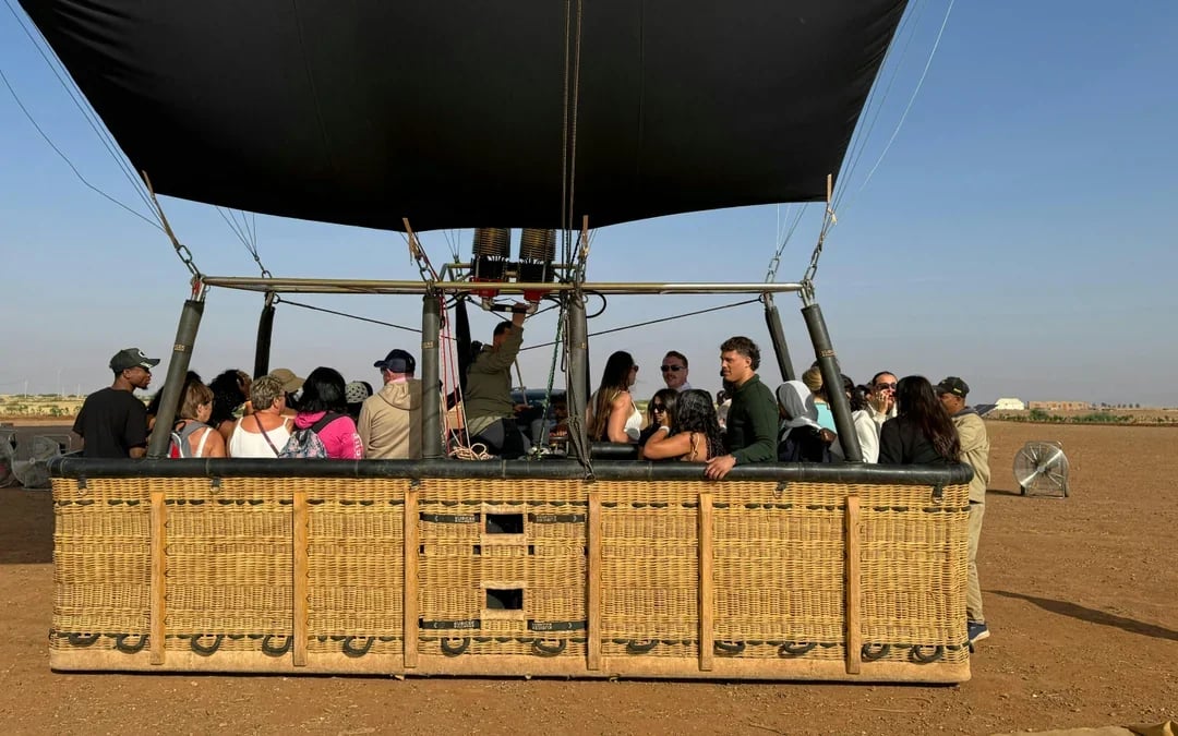 Shared Hot Air Balloon Flight over Marrakesh with Berber Breakfast Image 2