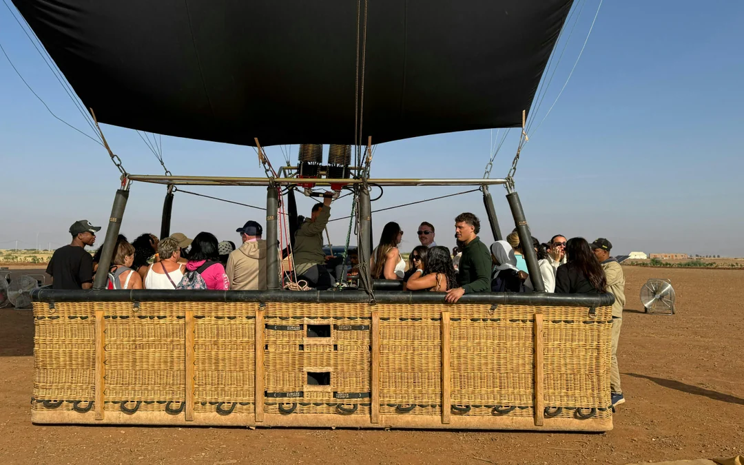 Shared Hot Air Balloon Flight over Marrakesh with Berber Breakfast Image 2