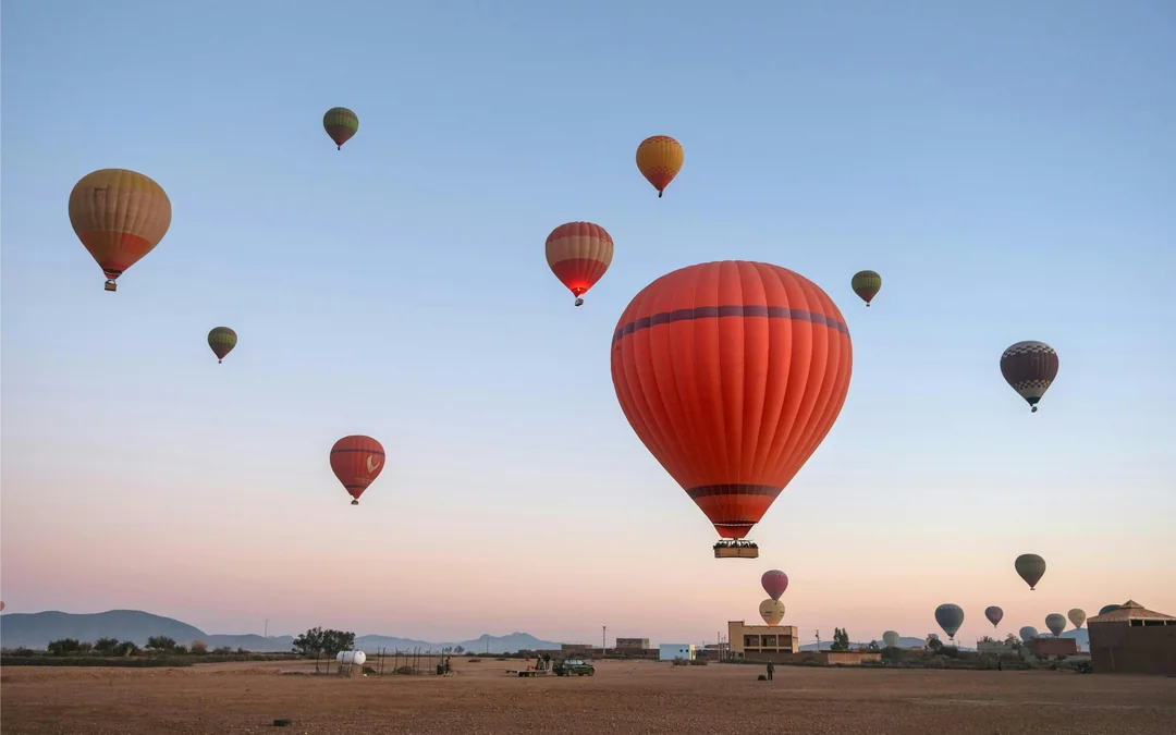 Shared Hot Air Balloon Flight over Marrakesh with Berber Breakfast Image 4
