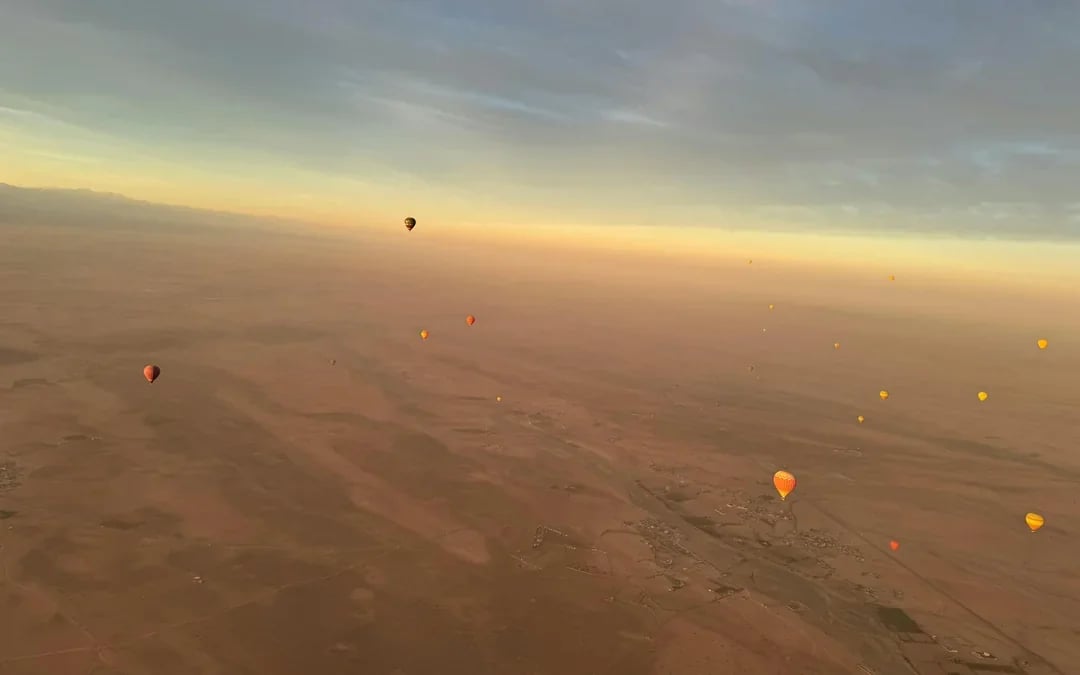 Shared Hot Air Balloon Flight over Marrakesh with Berber Breakfast Image 6