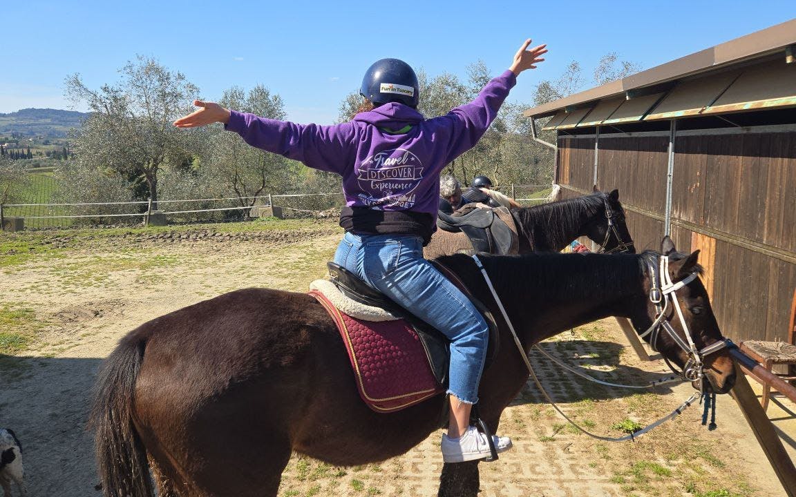 Small-Group Tuscany Horseback Riding & Winery Tour with Lunch and Wine Tasting Image 12
