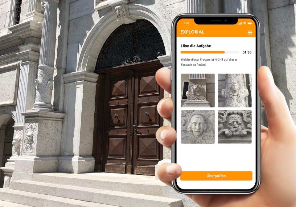 Solothurn interactive scavenger hunt with smartphone