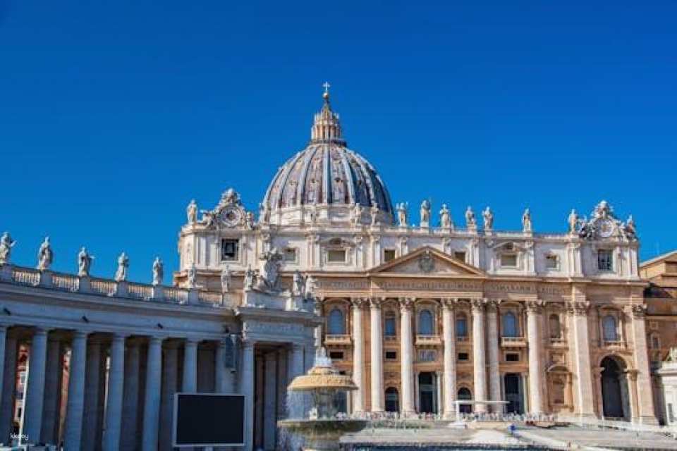 St. Peter’s Basilica entry and Vatican Museums guided tour