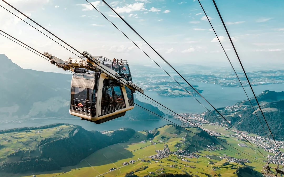 Stanserhorn Funicular and CabriO Cable Car Return Tickets Image 1