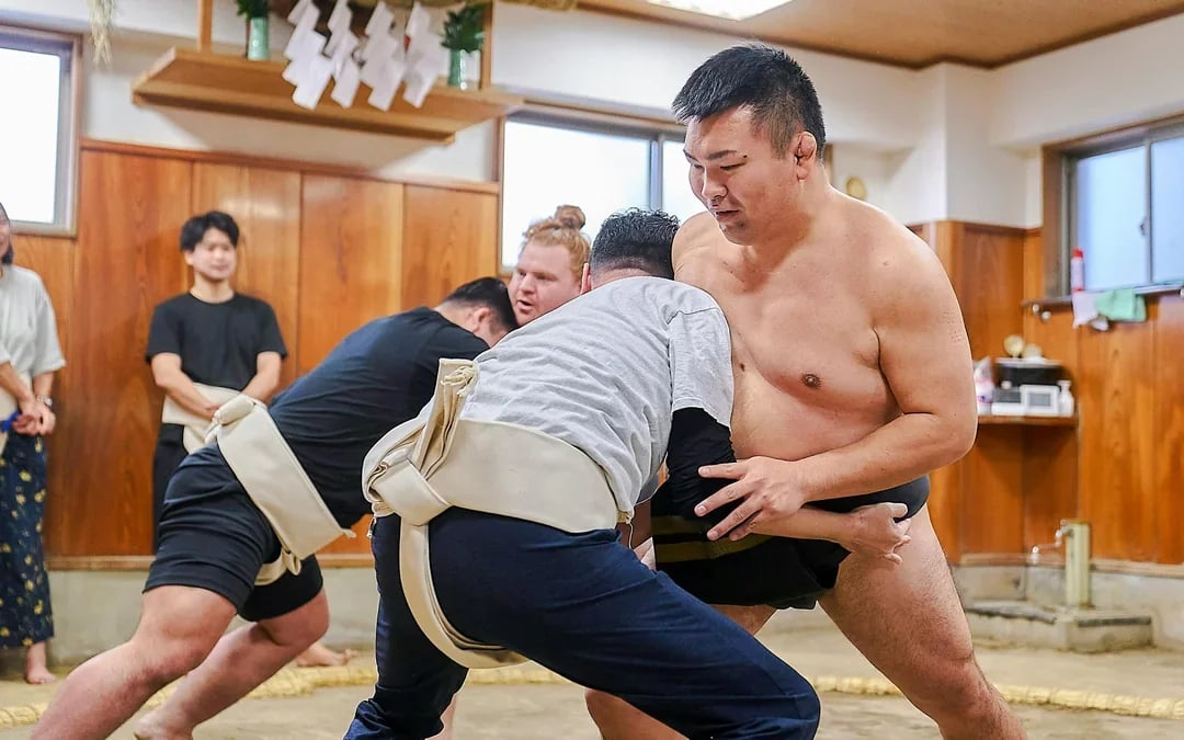 Sumo Show on a Special Dohyo with Chanko-Nabe Dinner · Koto City Image 9