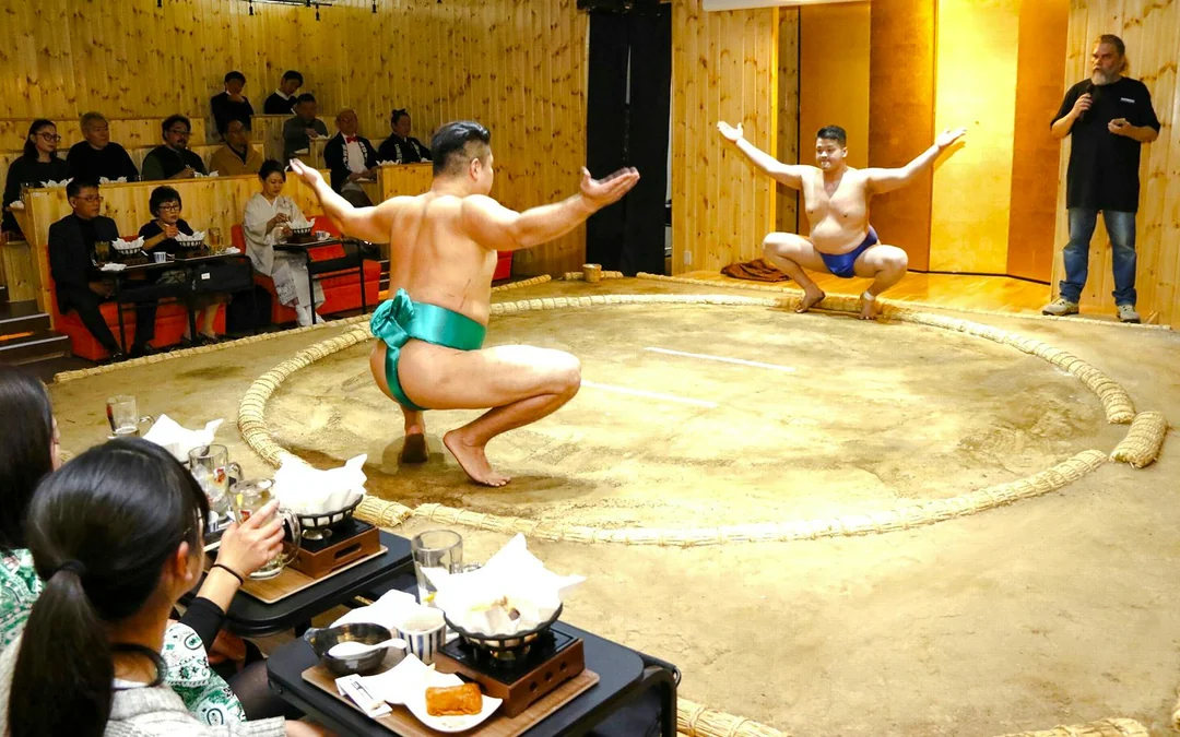 Sumo Show with Chanko-Nabe Dinner, Souvenir Photo & Ring Challenge · Asakusa Image 2