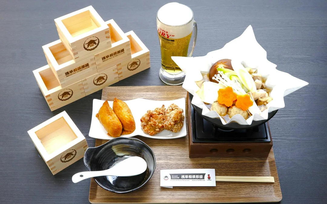 Sumo Show with Chanko-Nabe Dinner, Souvenir Photo & Ring Challenge · Asakusa Image 4