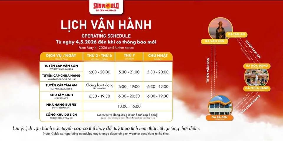Sun World Ba Den Mountain Ticket | Tay Ninh