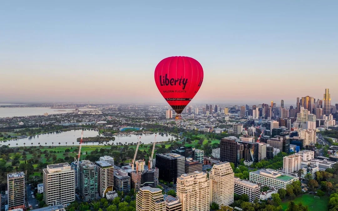 Sunrise Balloon Flight Over Melbourne Image 4