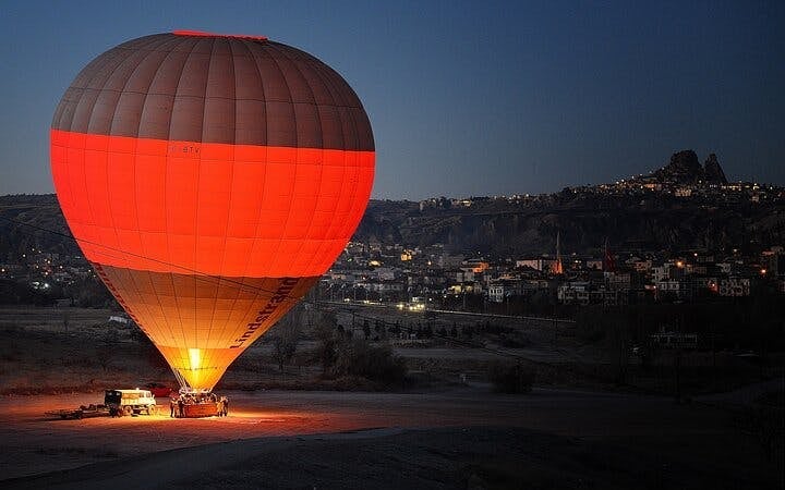 Sunrise Hot Air Balloon Flight Over Cappadocia with Hotel Transfers and Light Breakfast Image 1