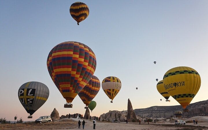 Sunrise Hot Air Balloon Flight Over Cappadocia with Hotel Transfers and Light Breakfast Image 4