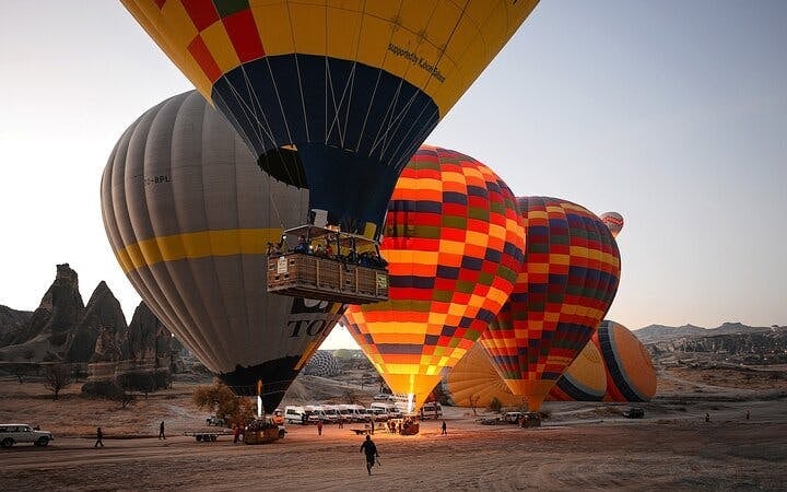 Sunrise Hot Air Balloon Flight Over Cappadocia with Hotel Transfers and Light Breakfast Image 6