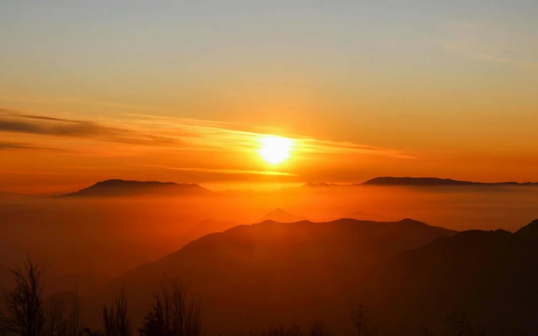 Sunset over the Andes Mountains Image 3