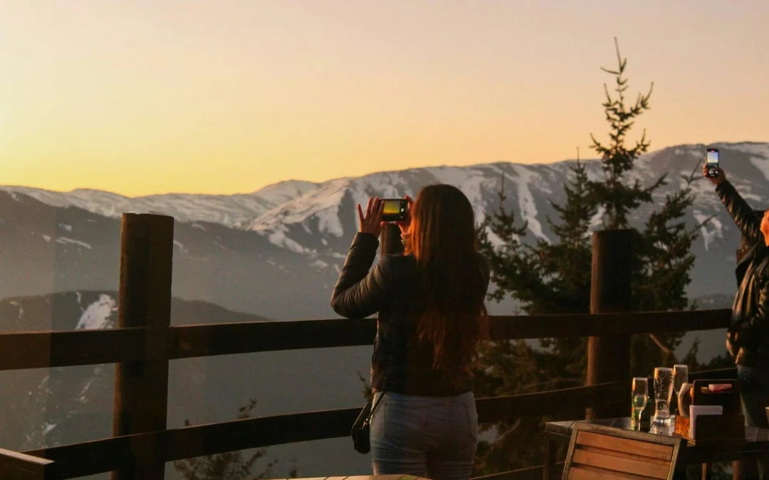 Sunset over the Andes Mountains Image 6