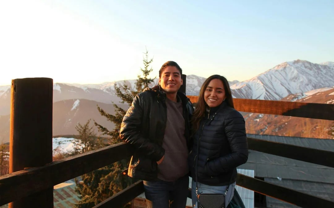 Sunset over the Andes Mountains Image 7