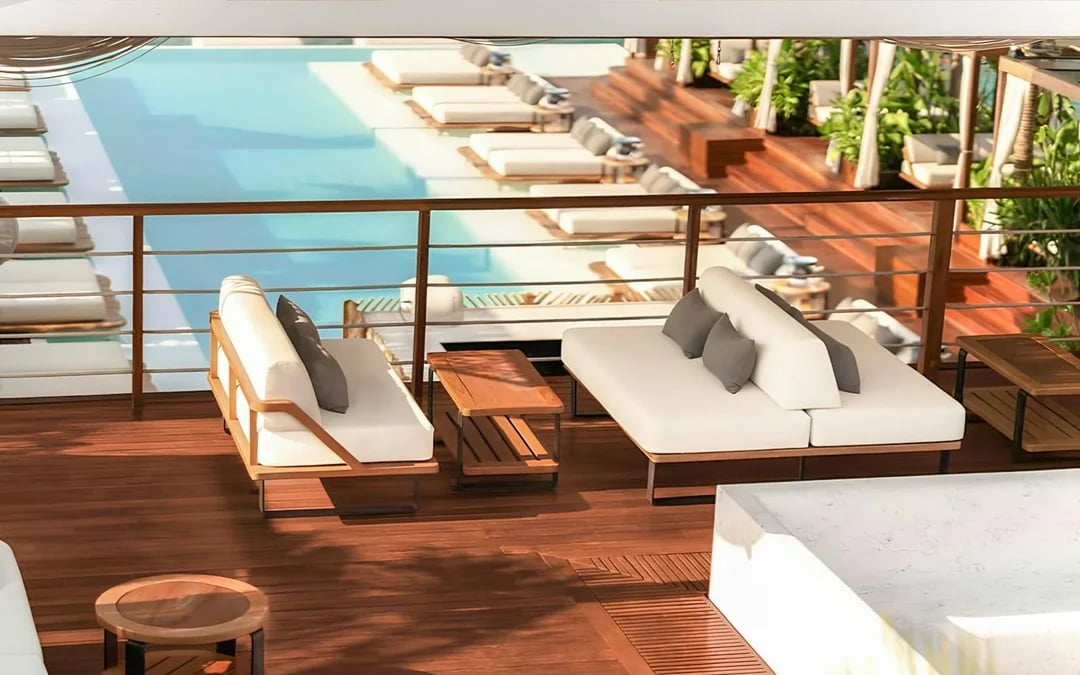 Sunset Terrace Reserved Seats at Yona Beach Club for 2 to 4 Guests Image 4