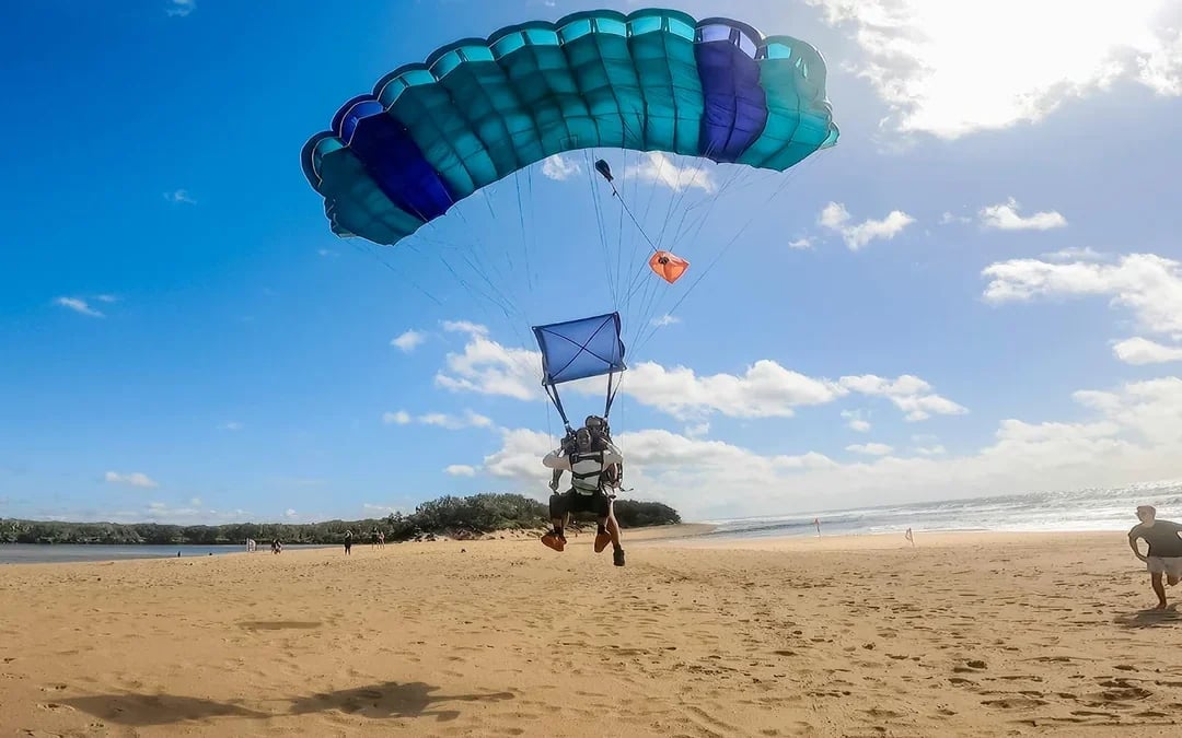 Sunshine Coast Beach Tandem Skydive with Beach Landing Image 5