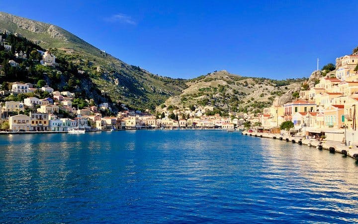 Symi Island Day Trip with Swimming at St George's Bay and Pick-Up Image 1