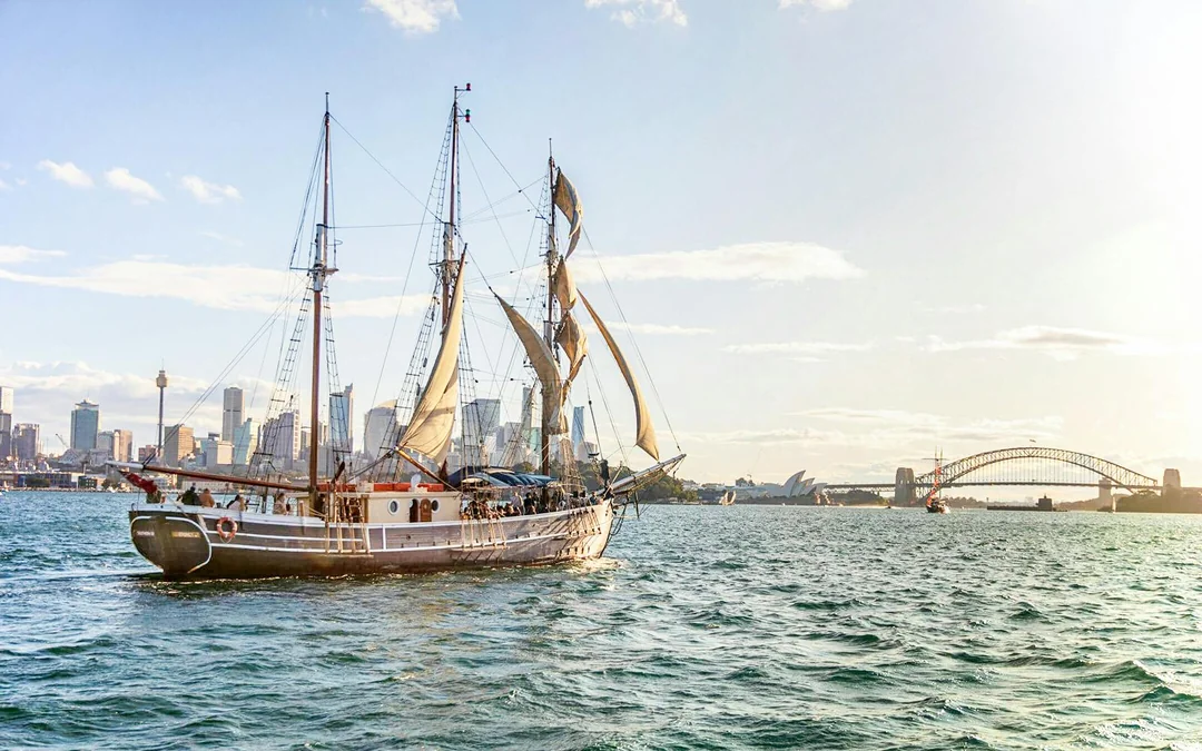 Tall Ship Lunch or Dinner Cruise on Sydney Harbour Image 3