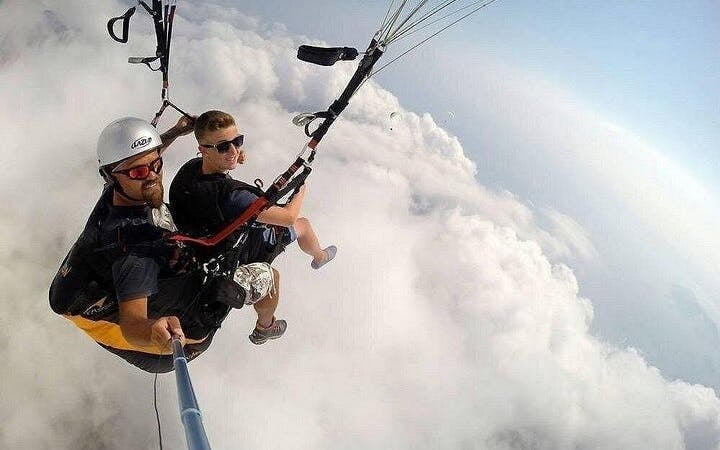 Tandem Paragliding with a Licensed Pilot from Side Image 4