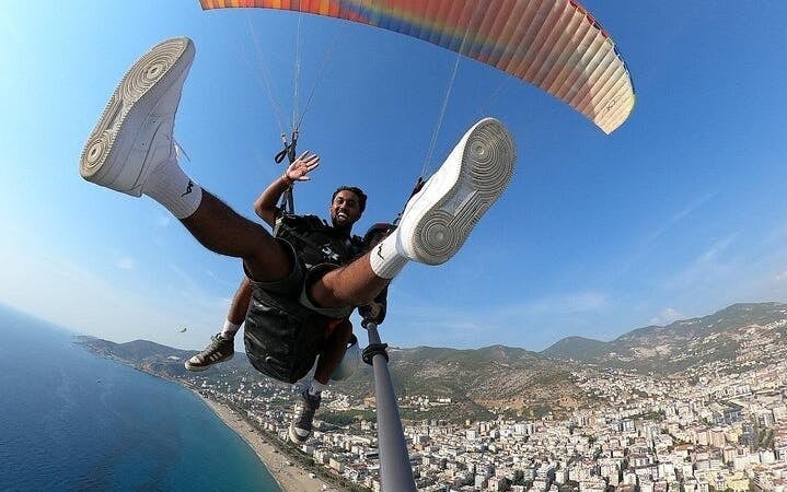 Tandem Paragliding with a Licensed Pilot from Side Image 8