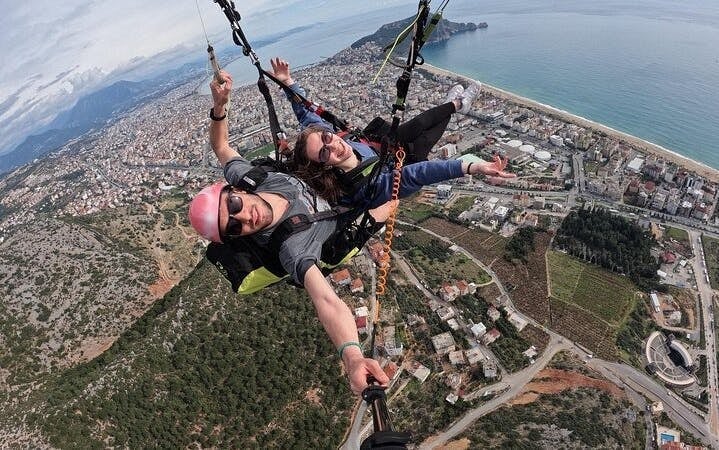 Tandem Paragliding with a Licensed Pilot from Side Image 10