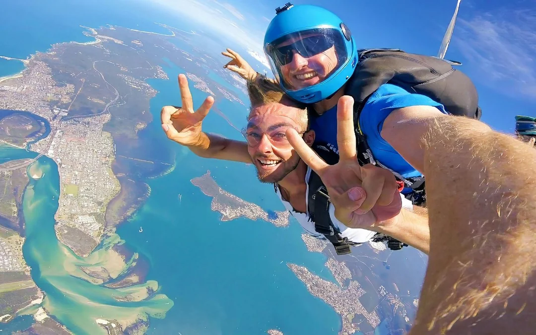 Tandem Skydive at Newcastle Beach Image 1
