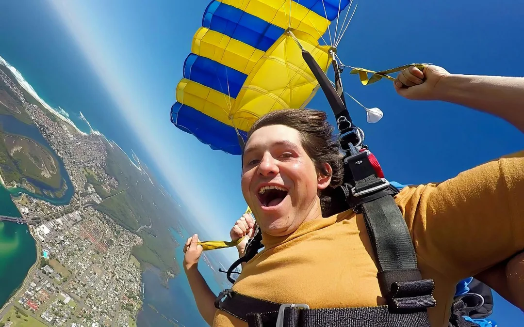 Tandem Skydive at Newcastle Beach Image 12
