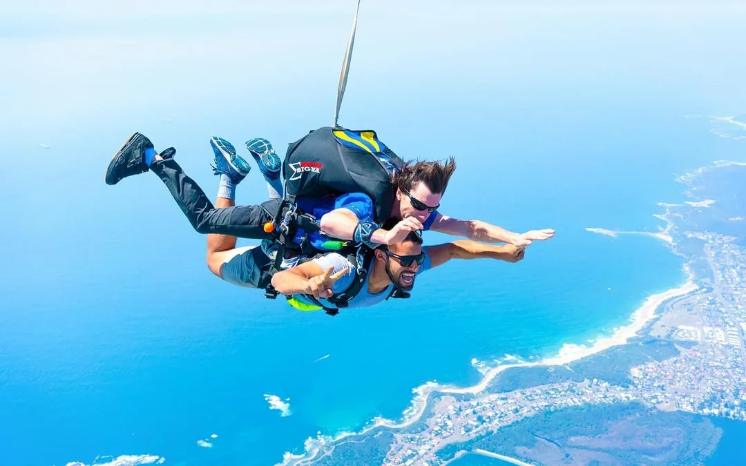 Tandem Skydive at Newcastle Beach Image 4