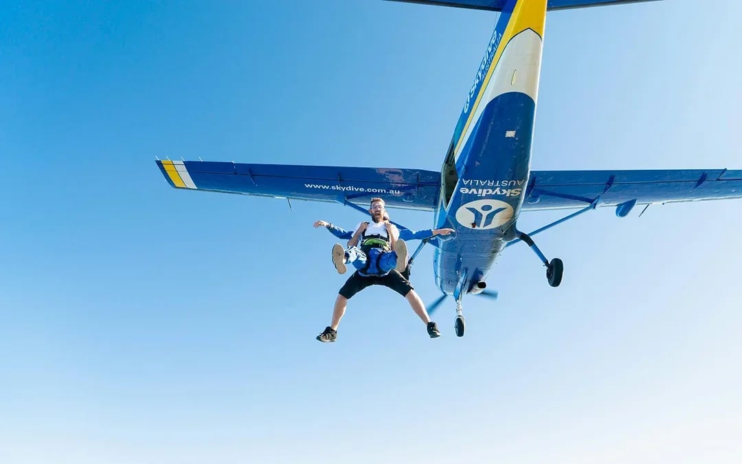 Tandem Skydive at Wollongong Beach Image 3