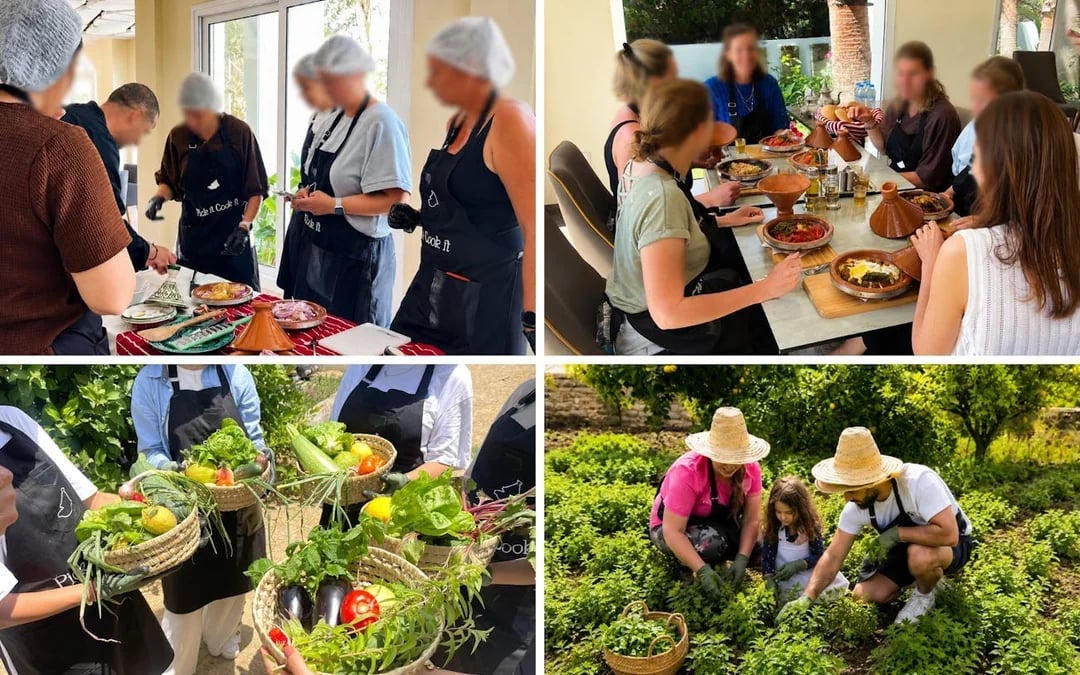 Tangier Moroccan Cooking Class on Organic Farm with Ingredient Harvesting and Lunch Image 5