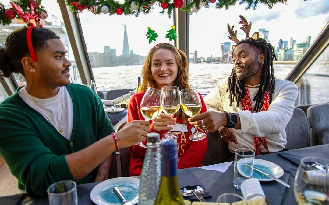 Thames River Christmas Party Lunch Cruise Image 1