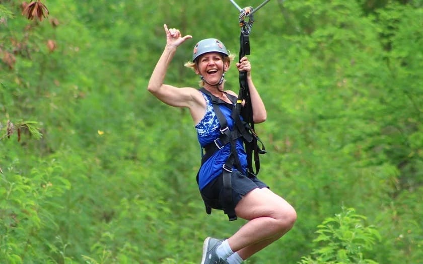 Three Zipline Adventure with Modern Braking System and Expert Guides Image 3