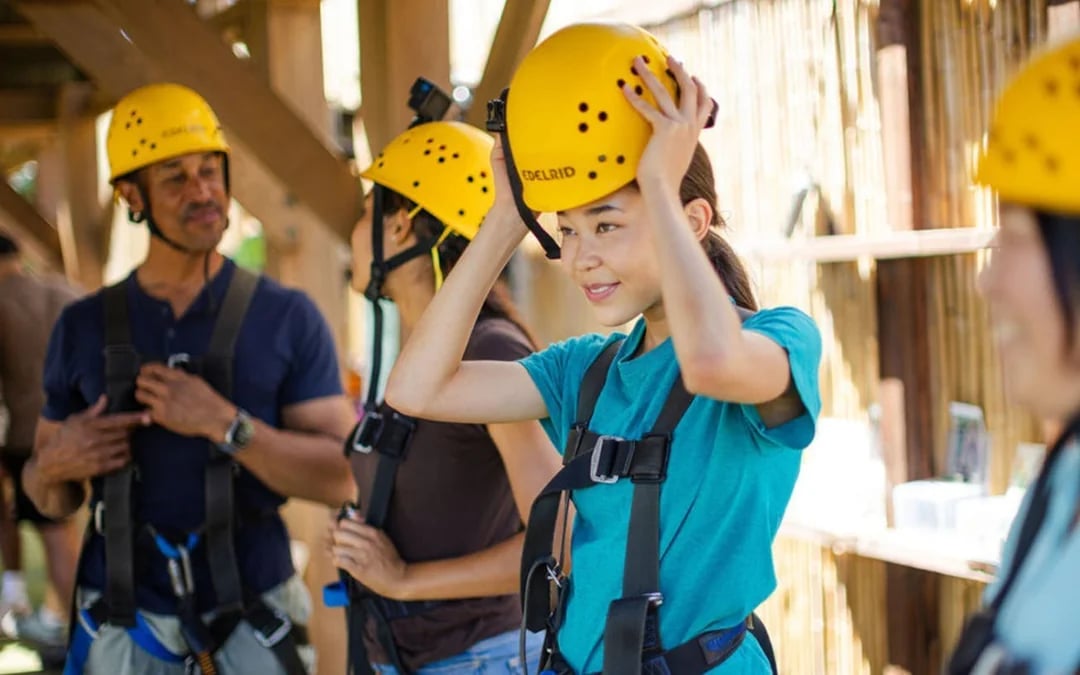 Three Zipline Adventure with Modern Braking System and Expert Guides Image 6