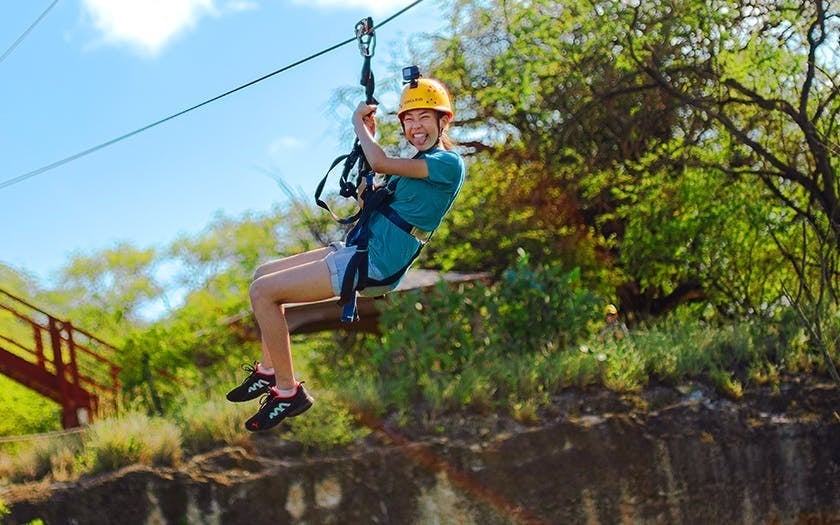 Three Zipline Adventure with Modern Braking System and Expert Guides Image 9