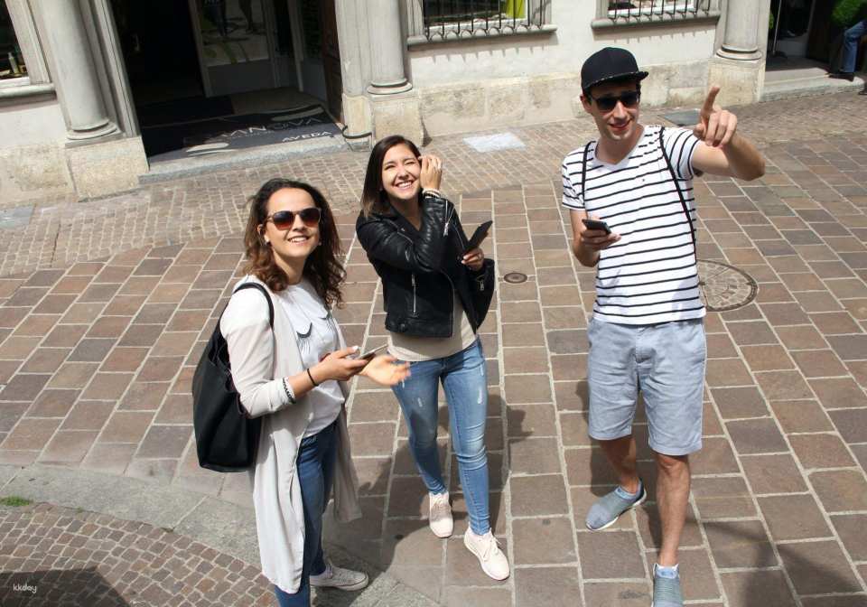 Thun interactive scavenger hunt with smartphone