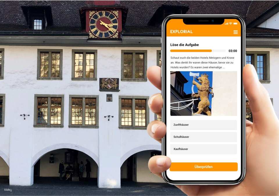 Thun interactive scavenger hunt with smartphone