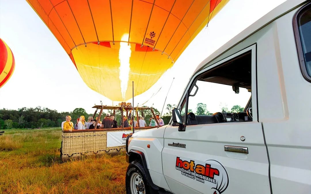Tickets for Brisbane Classic Ballooning & Vineyard Champagne Breakfast Image 1
