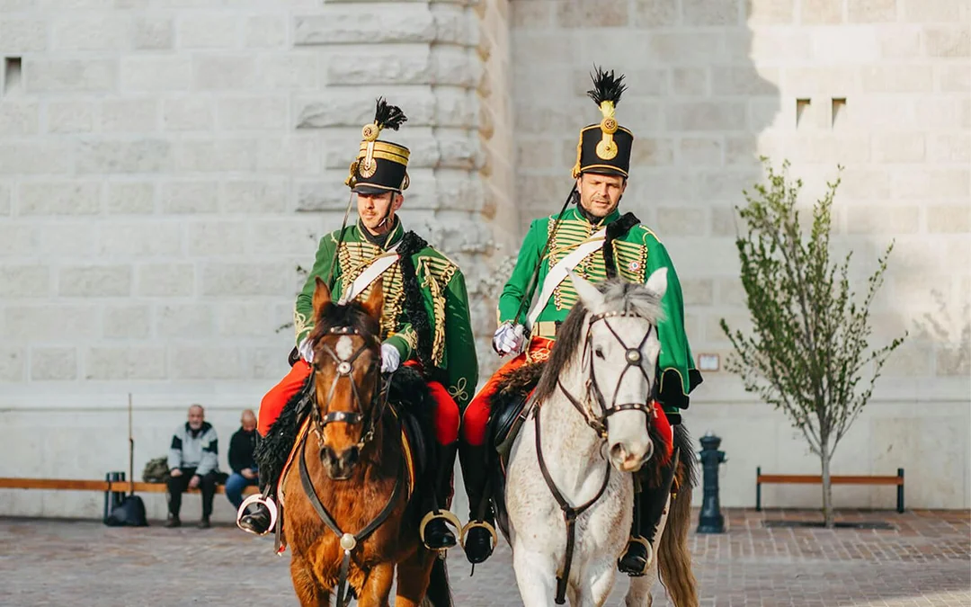 Tickets to Hungarian Royal Guard Exhibition & Royal Riding Hall with a 3-Course Meal in Buda Castle Image 2