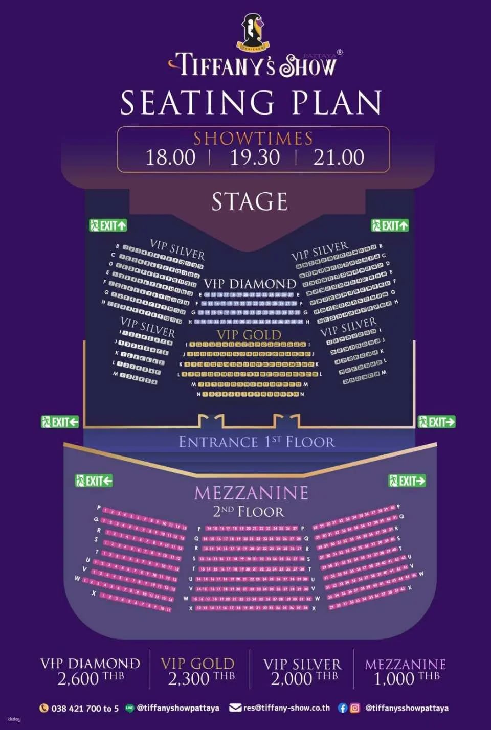Tiffany's Cabaret Show Pattaya Ticket | Thailand
