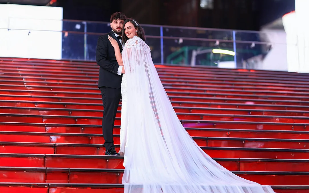 Times Square VIP Photoshoot on the Iconic Red Stairs Image 2