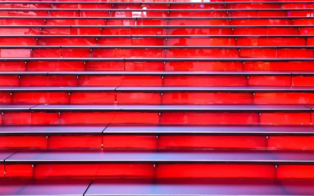 Times Square VIP Photoshoot on the Iconic Red Stairs Image 3