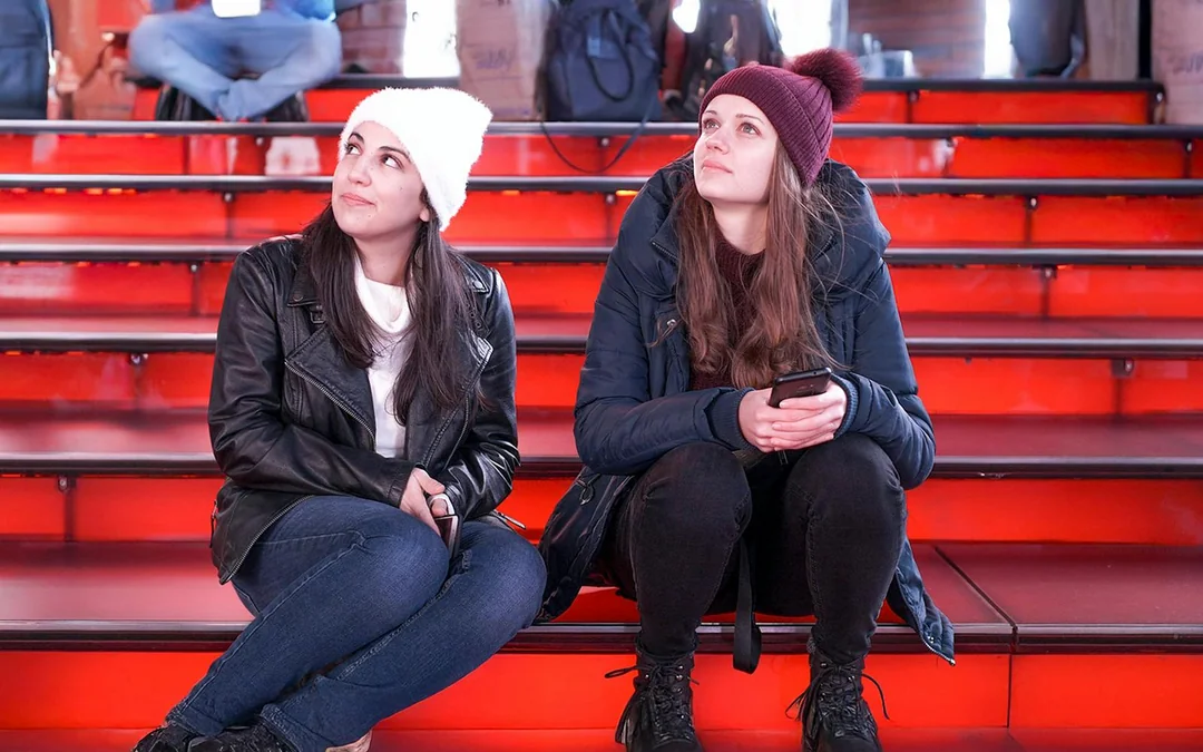 Times Square VIP Photoshoot on the Iconic Red Stairs Image 4