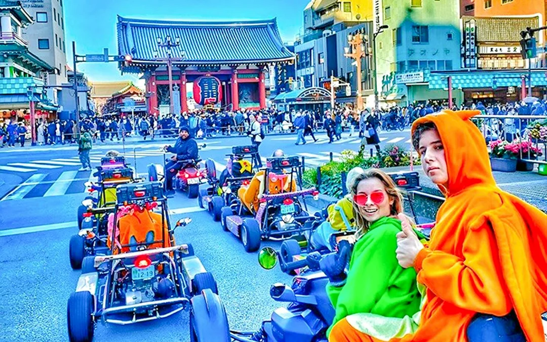 Tokyo: Asakusa, Skytree & Akihabara 60-Min Go-Karting Experience by Monkey Kart Image 3