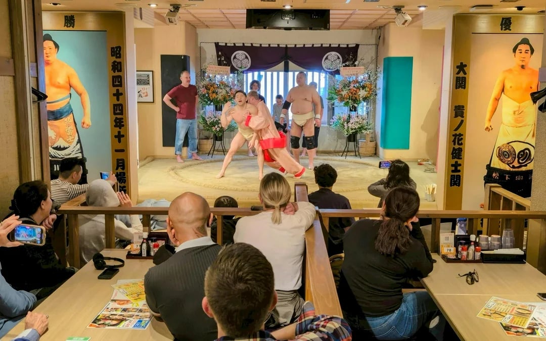 Tokyo: Family Sumo Workshop & Live Wrestling Show with Lunch Image 1