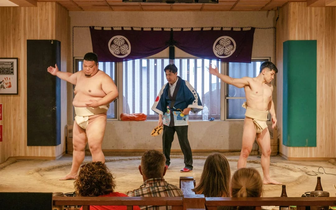 Tokyo: Family Sumo Workshop & Live Wrestling Show with Lunch Image 4