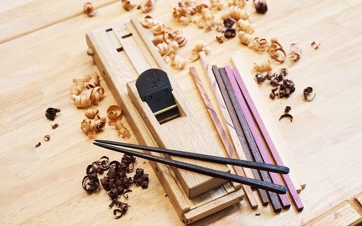 Tokyo Ginza Japanese Chopstick-Making Workshop Image 9