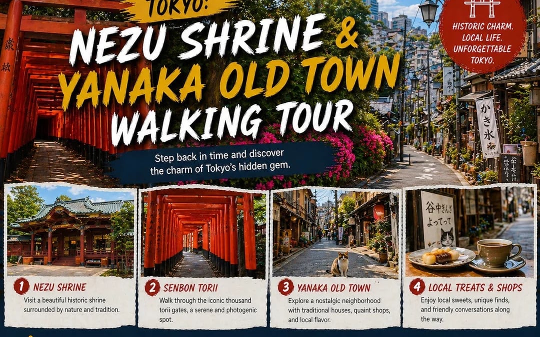 Tokyo Nezu Shrine and Yanaka Old Town Guided Walking Tour Image 6